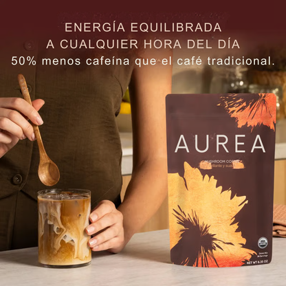 AUREA – Café de Especialidad + Hongos Adaptógenos